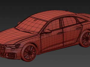 Audi A6 model 2019 Modelo 3D