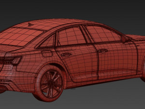 Audi A6 model 2019 Modelo 3D