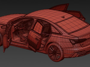 Audi A6 model 2019 Modelo 3D