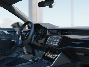 Audi A6 model 2019 Modelo 3D