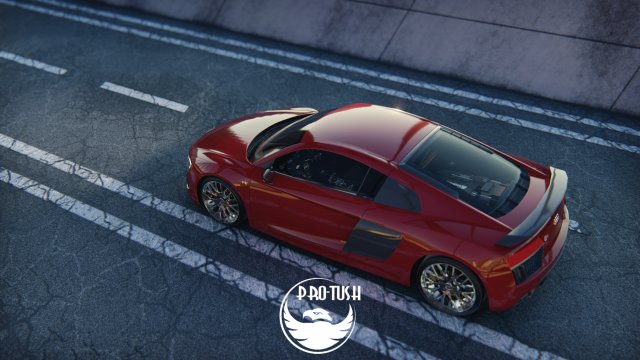 Audi R8 V10 Plus 2016 3D Модель In Спортивные 3DExport