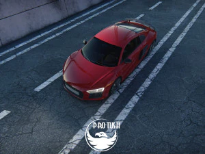 Audi R8 V10 Plus 2016 3D Model