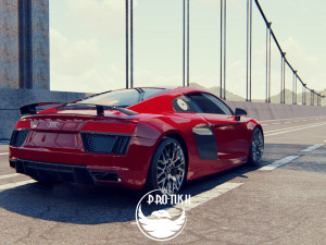 Audi R8 V10 Plus 2016 3D 모델