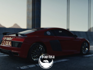 Audi R8 V10 Plus 2016 3D 모델