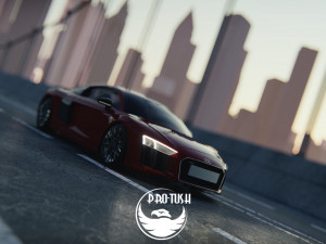 Audi R8 V10 Plus 2016 3D 모델
