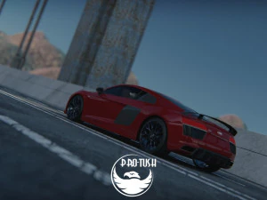 Audi R8 V10 Plus 2016 3D Model