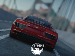 Audi R8 V10 Plus 2016 3D Model