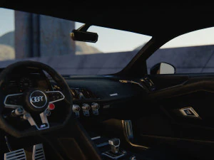Audi R8 V10 Plus 2016 3D Model