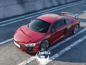 Audi R8 V10 Plus 2016 3D 모델