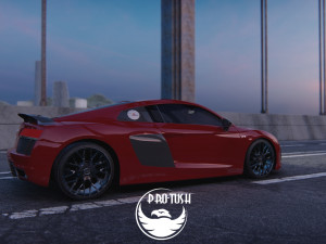 Audi R8 V10 Plus 2016 3D 모델