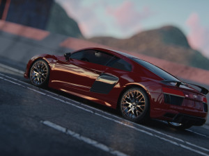 Audi R8 V10 Plus 2016 3D 모델
