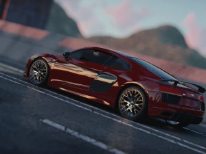 Audi R8 V10 Plus 2016 3D Model