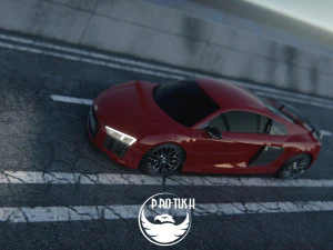 Audi R8 V10 Plus 2016 3D Model