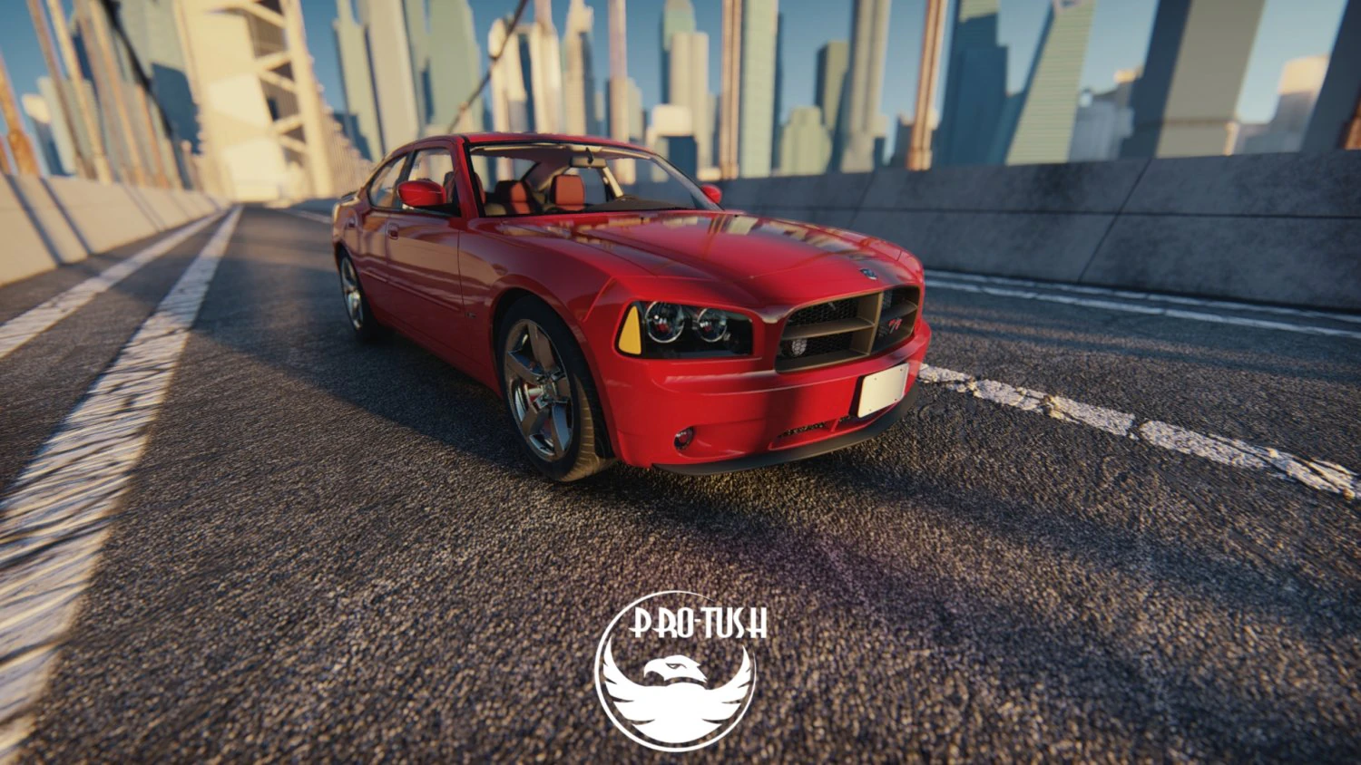Dodge charger 2009 3D Model .c4d .max .obj .3ds .fbx .stl .blend 