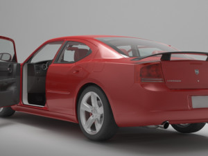 Dodge charger 2009 Modelo 3D