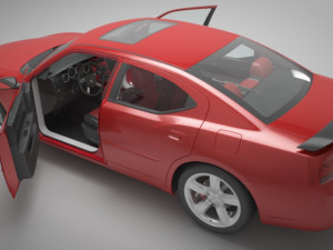Dodge charger 2009 Modelo 3D