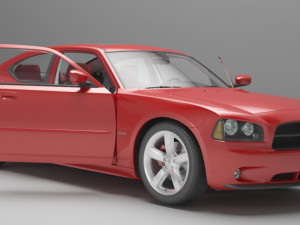 Dodge charger 2009 Modelo 3D