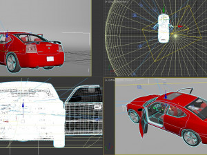 Dodge charger 2009 Modelo 3D