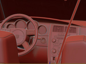 Dodge charger 2009 Modelo 3D