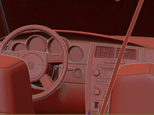 Dodge charger 2009 3D Model