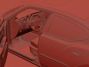 Dodge charger 2009 3D Model