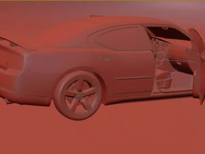 Dodge charger 2009 3D Model