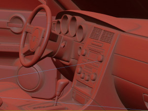 Dodge charger 2009 Modelo 3D