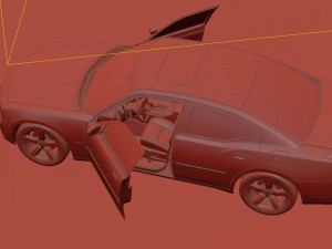 Dodge charger 2009 Modelo 3D