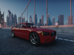 Dodge charger 2009 Modelo 3D