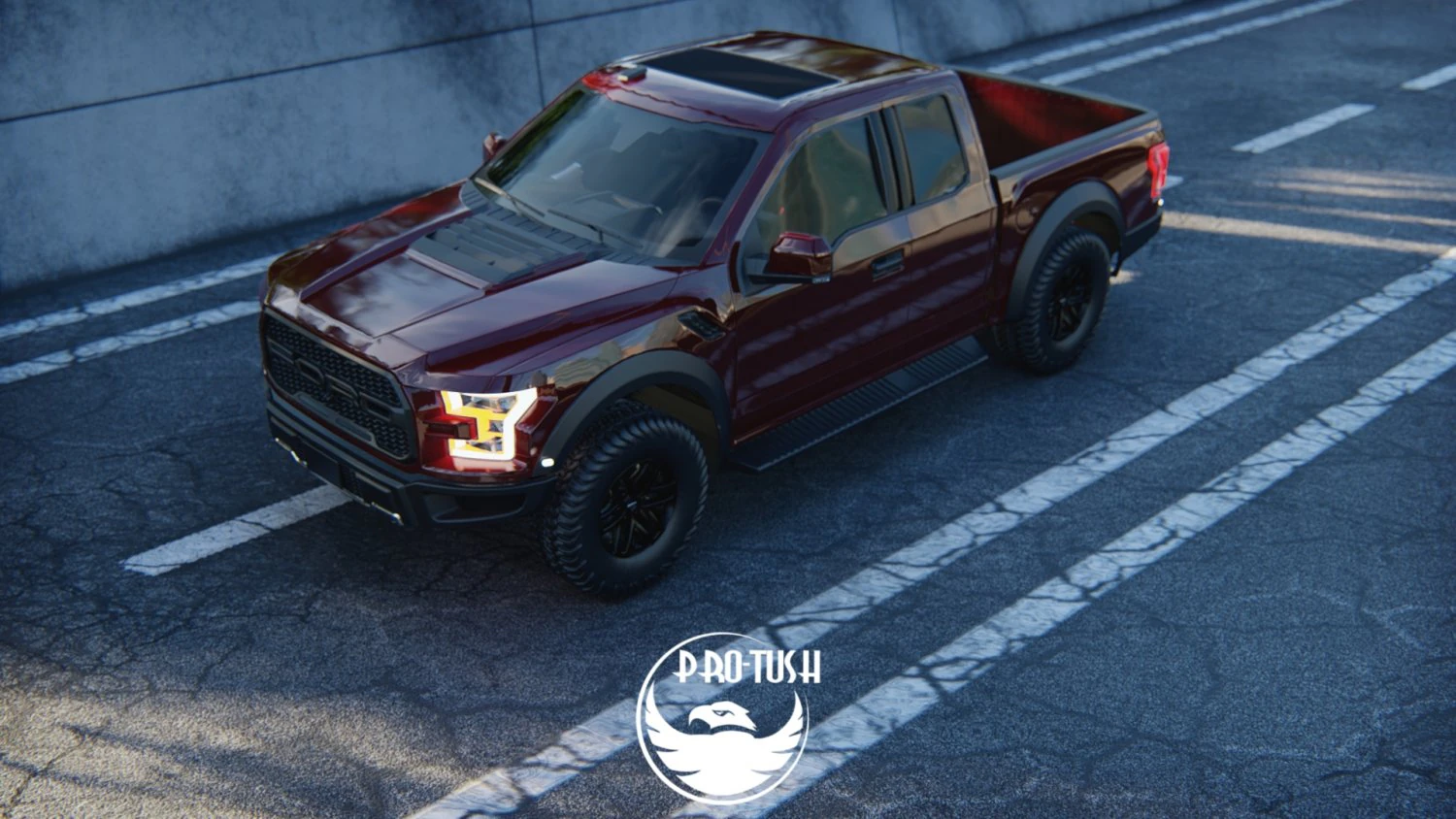 150 Raptor 3D Model .c4d .max .obj .3ds .fbx .stl .blend 