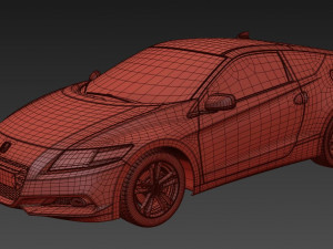 Honda CR-Z EX 2015 3D Модель