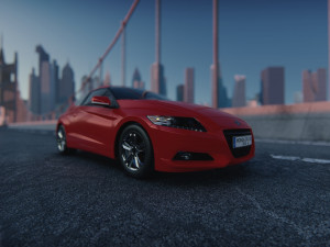 Honda CR-Z EX 2015 3D Модель
