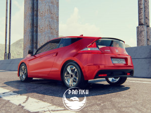 Honda CR-Z EX 2015 3D Модель