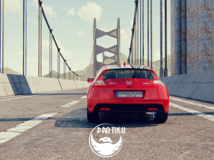 Honda CR-Z EX 2015 3D Модель