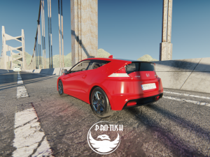 Honda CR-Z EX 2015 3D Модель