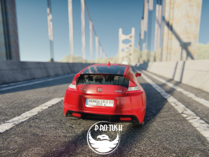 Honda CR-Z EX 2015 3D Модель