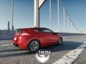 Honda CR-Z EX 2015 3D Модель