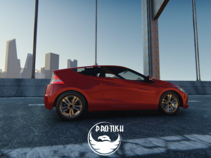 Honda CR-Z EX 2015 3D Модель