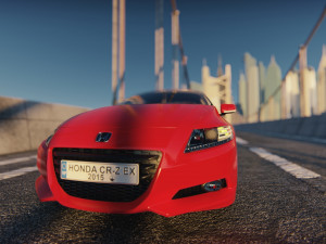Honda CR-Z EX 2015 3D Модель