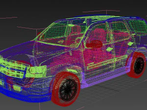 Chevrolet Tahoe Hybrid 2010 3D Model