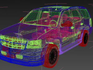 Chevrolet Tahoe Hybrid 2010 3D Model
