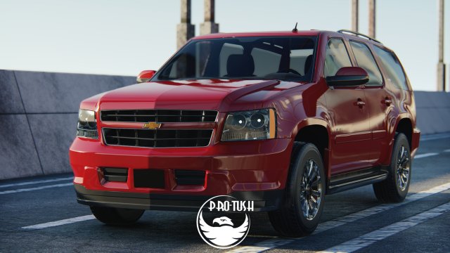 Chevrolet Tahoe Hybrid 2010 3D 模型 .c4d .max .obj .3ds .fbx .stl .blend 