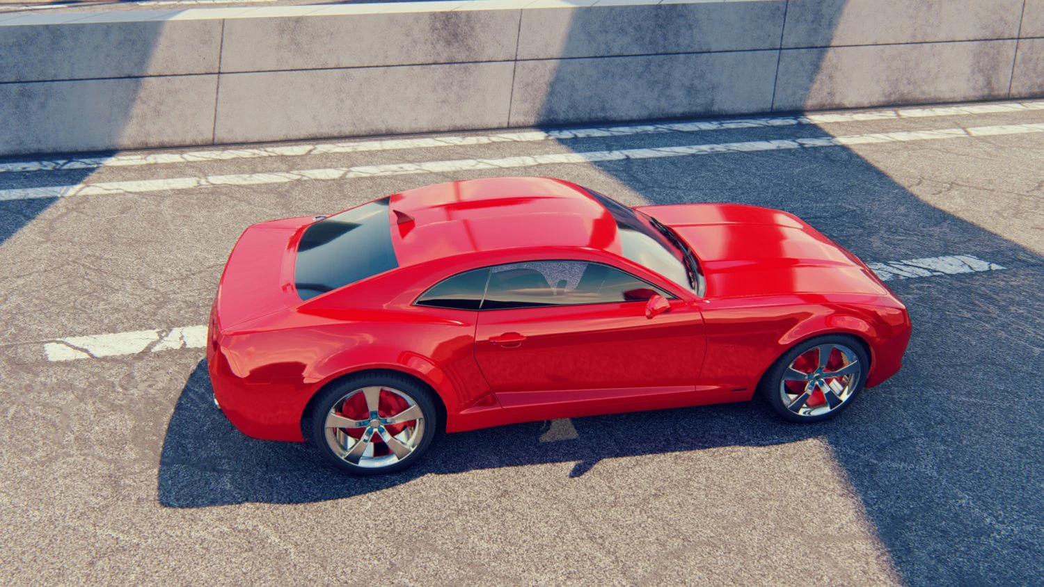 Chevrolet camaro 2012 3D Model .c4d .max .obj .3ds .fbx .stl .blend 