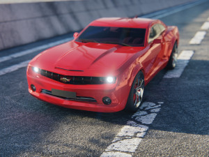 Chevrolet camaro 2012 3D 模型
