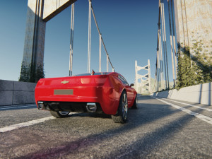 Chevrolet camaro 2012 3D 模型