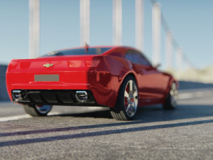 Chevrolet camaro 2012 3D 模型