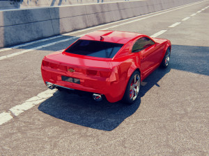 Chevrolet camaro 2012 3D 模型