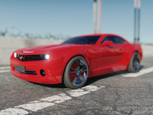 Chevrolet camaro 2012 3D 模型