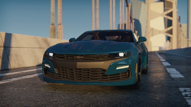 Camaro 2020 3D Model .c4d .max .obj .3ds .fbx .stl .blend 