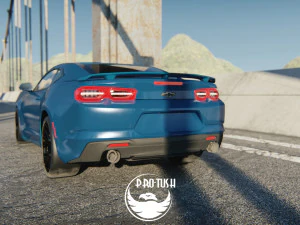 카마로 2020 3D 모델